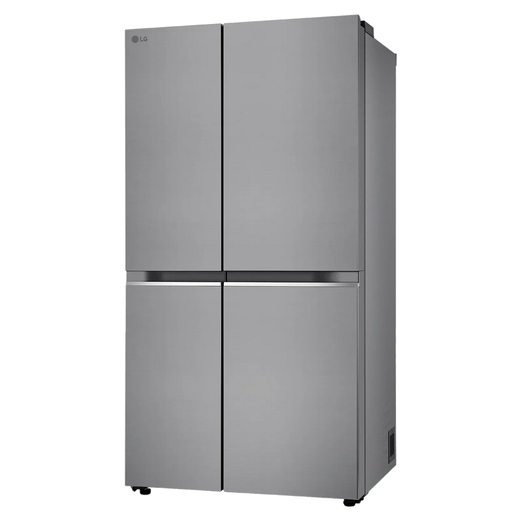 LG 650 Litres 3 Star Frost Free Side by Side Refrigerator (GL- B257HPZ3, Shiny  Steel)