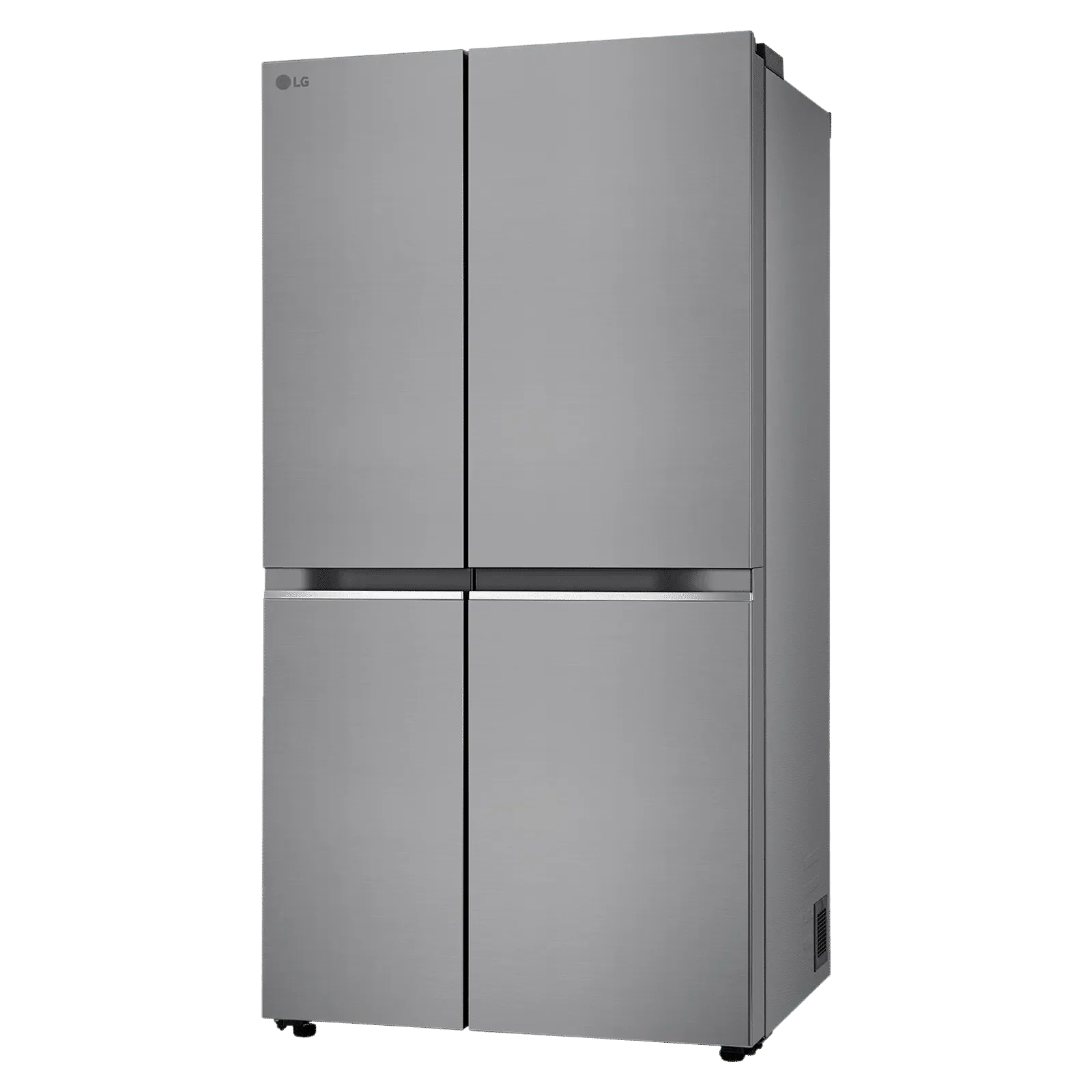 LG 650 Litres 3 Star Frost Free Side by Side Refrigerator (GL- B257HPZ3, Shiny  Steel)