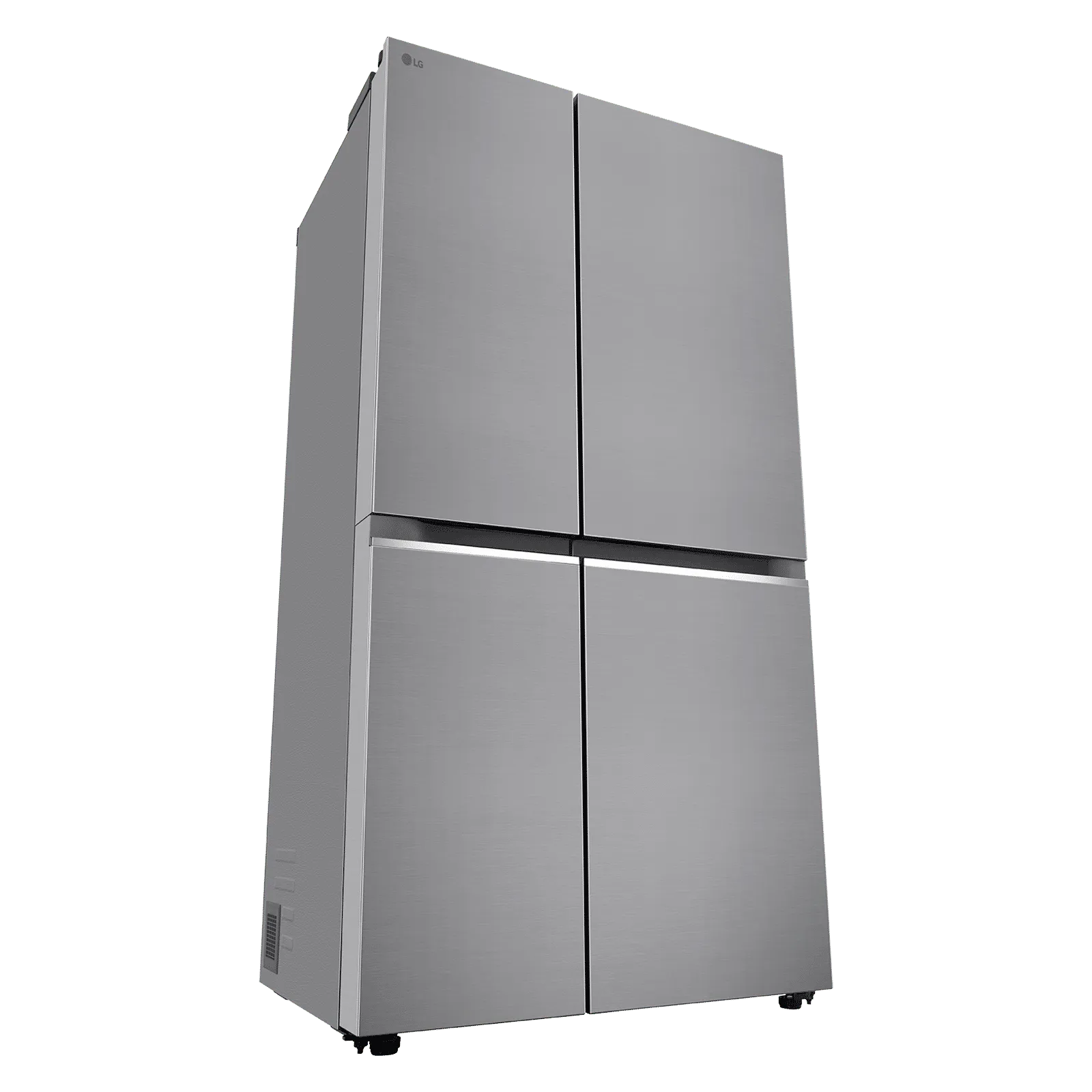LG 650 Litres 3 Star Frost Free Side by Side Refrigerator (GL- B257HPZ3, Shiny  Steel)