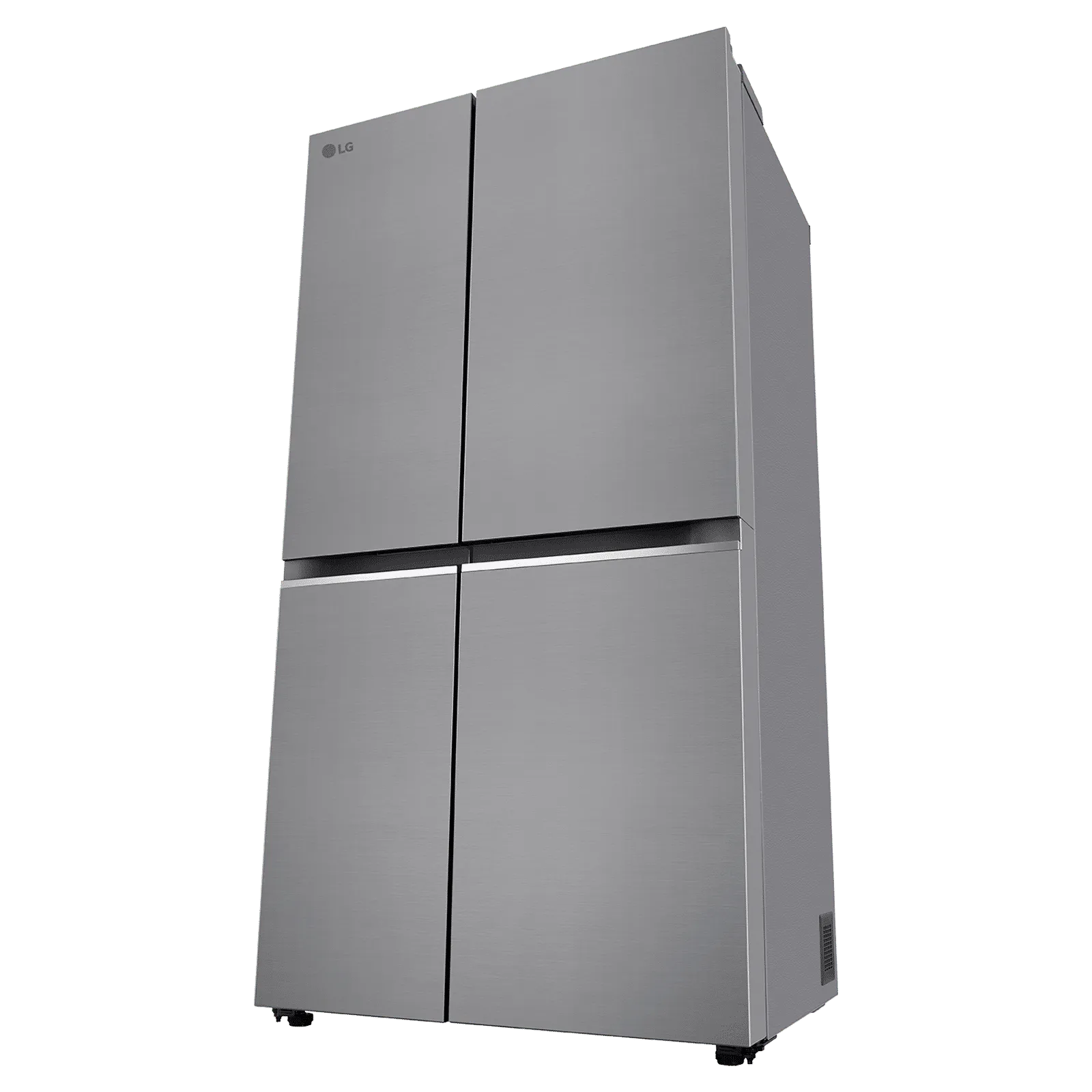 LG 650 Litres 3 Star Frost Free Side by Side Refrigerator (GL- B257HPZ3, Shiny  Steel)