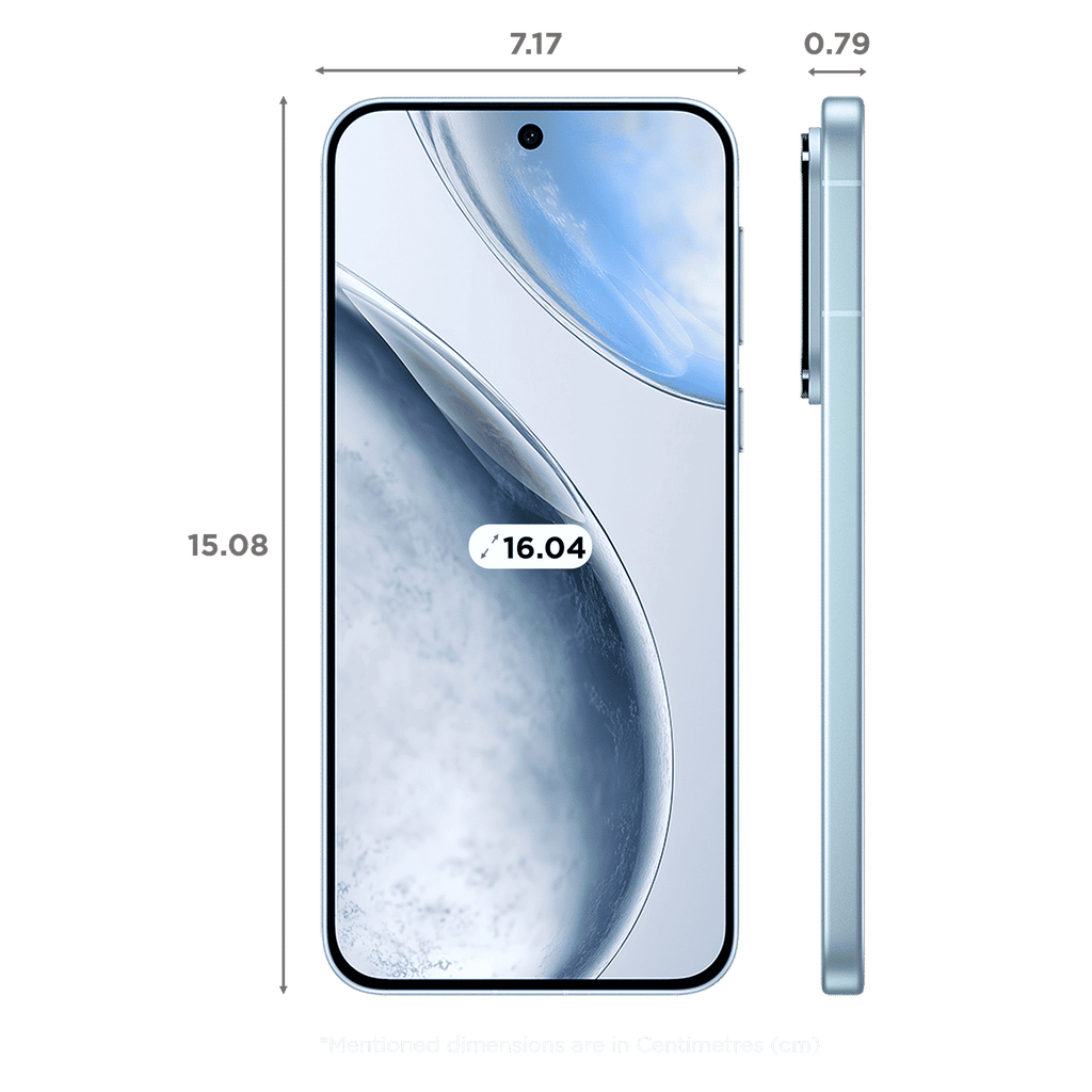 vivo X200 FE 5G (16GB RAM, 512GB, Frost Blue)