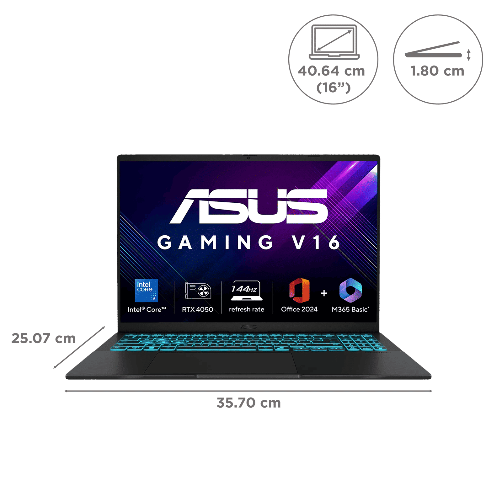 ASUS V16 V3607VU-RP550WS Intel Core 5 Gaming Laptop