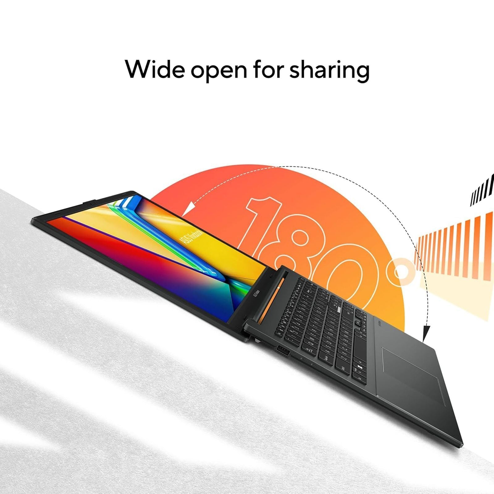 ASUS Vivobook Go 15 E1504FA-NJ5542WS AMD Ryzen 5 Thin & Light Laptop (16GB, 512GB SSD, Windows 11 Home, 15.6 inch Full HD Display, MS Office Home 2024, Mixed Black, 1.63 KG)