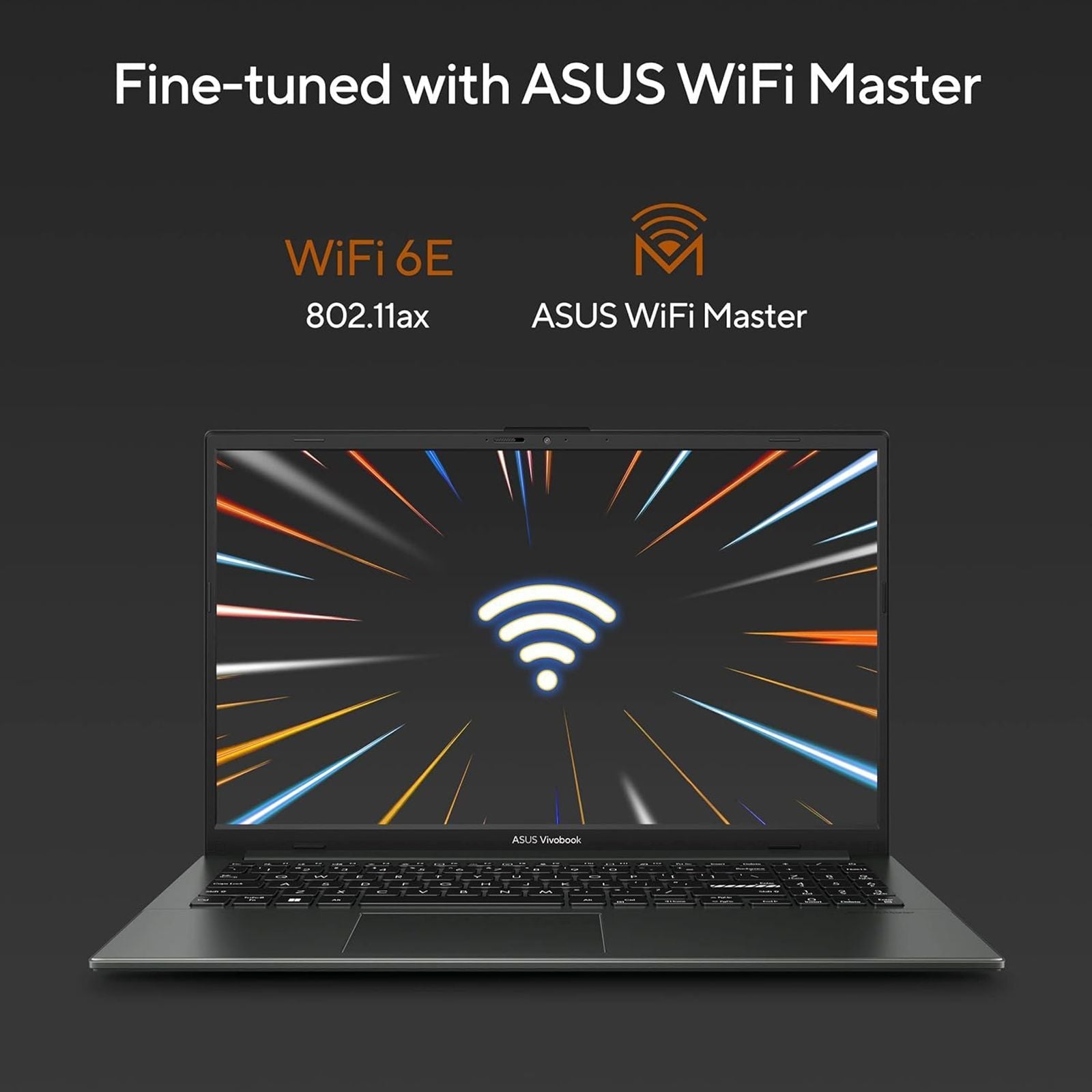 ASUS Vivobook Go 15 E1504FA-NJ5542WS AMD Ryzen 5 Thin & Light Laptop (16GB, 512GB SSD, Windows 11 Home, 15.6 inch Full HD Display, MS Office Home 2024, Mixed Black, 1.63 KG)