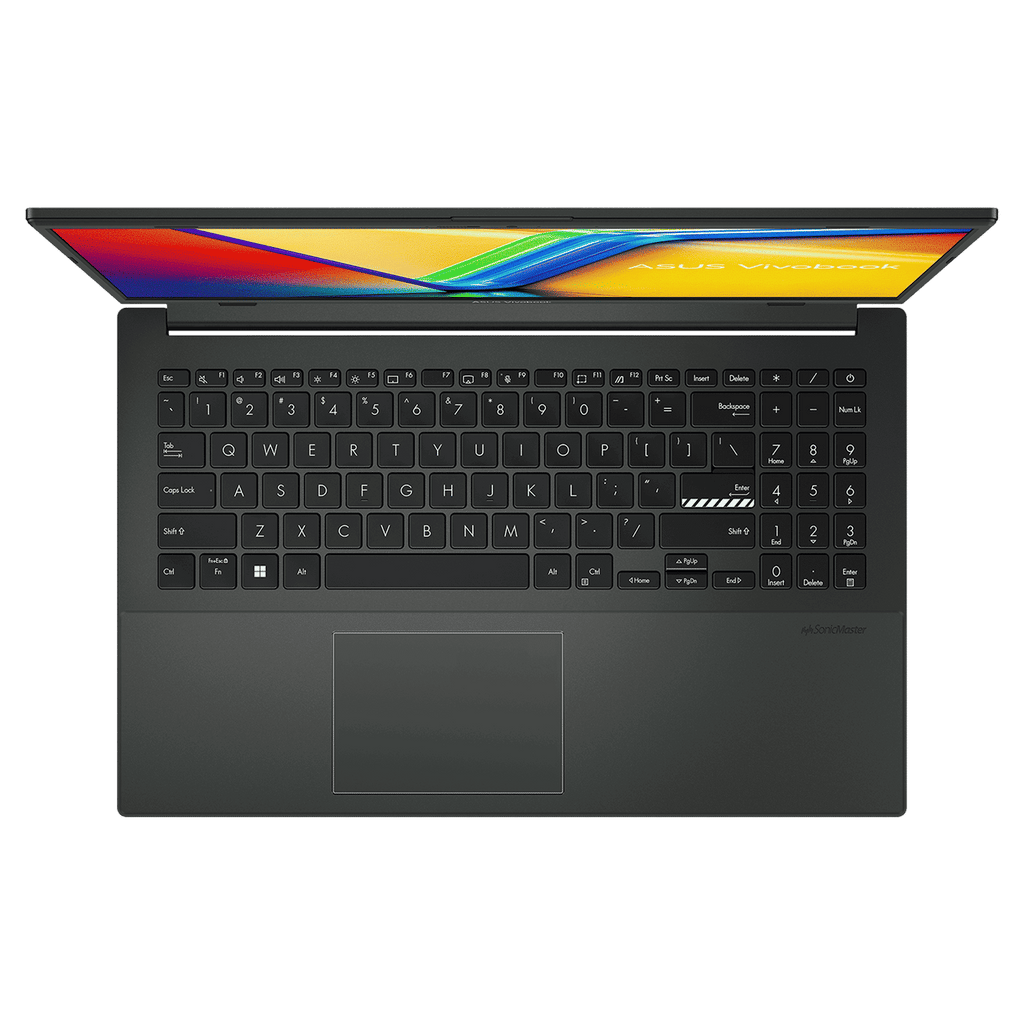 ASUS Vivobook Go 15 E1504FA-NJ5542WS AMD Ryzen 5 Thin & Light Laptop (16GB, 512GB SSD, Windows 11 Home, 15.6 inch Full HD Display, MS Office Home 2024, Mixed Black, 1.63 KG)