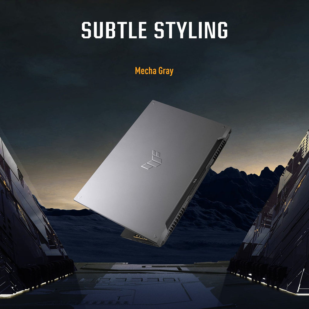 ASUS TUF F16 FX677VU-RL055WS Intel Core 5 Gaming Laptop (16GB, 512GB SSD, Windows 11 Home, 6GB Graphics, 16 inch 144 Hz FHD+ WUXGA Display, NVIDIA GeForce RTX 4050, MS Office Home 2024, Mecha Gray, 2.20 KG)