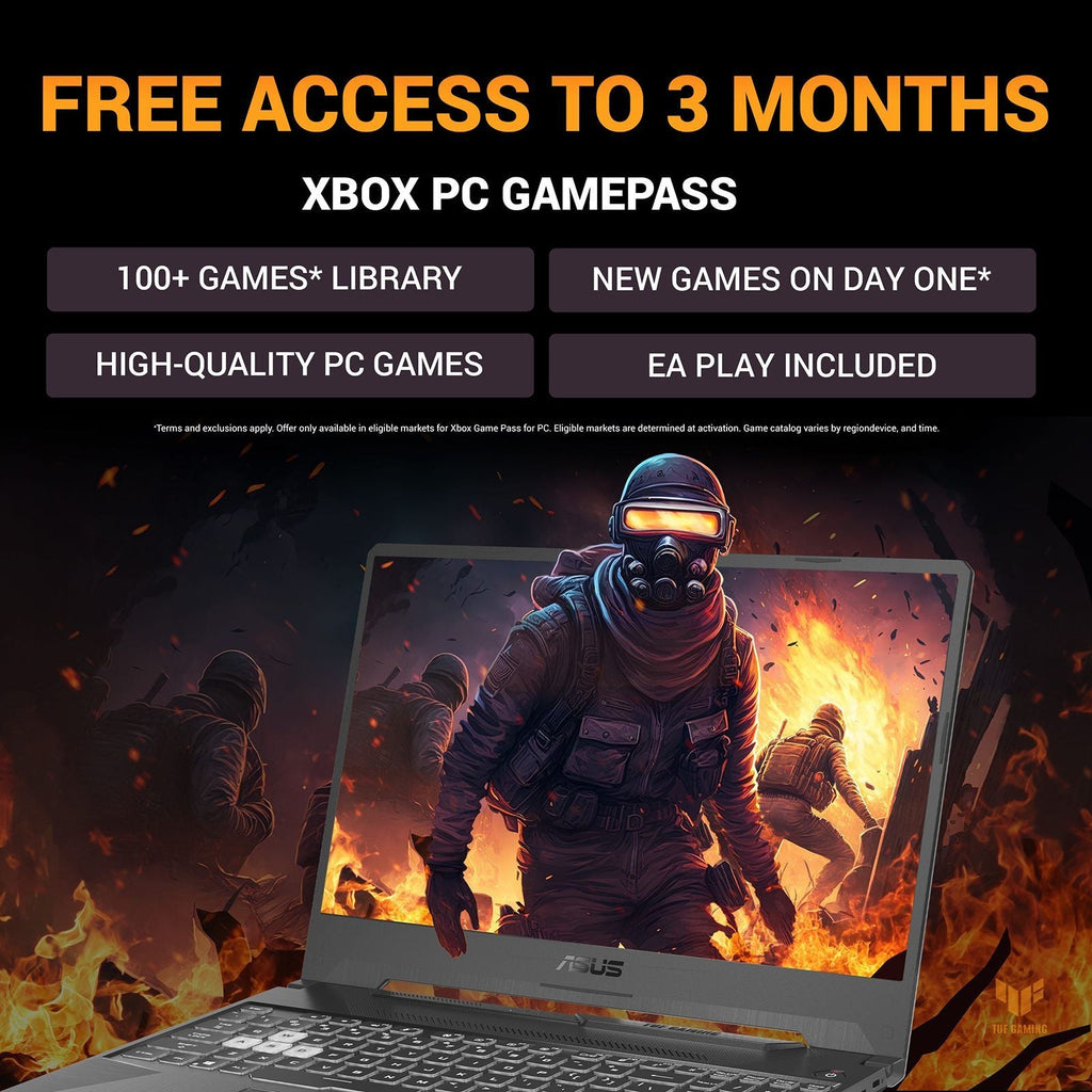 ASUS TUF FA506NCG-HN200WS AMD Ryzen 7 Gaming Laptop (16GB, 512GB SSD, Windows 11 Home, 4GB Graphics, 15.6 inch 144 Hz WUXGA Full HD Display, NVIDIA GeForce RTX 3050, MS Office Home 2024, Graphite Black, 2.3 KG)