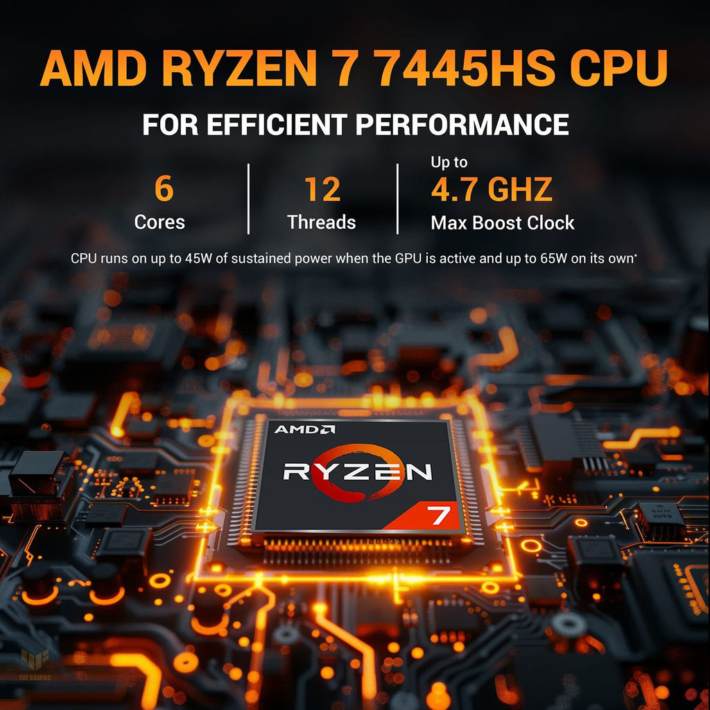 ASUS TUF A16 FA607NUG-RL189WS AMD Ryzen 7 Gaming Laptop (16GB, 1TB SSD, Windows 11 Home, 6GB Graphics, 16 inch 144 Hz WUXGA Display, NVIDIA GeForce RTX 4050, MS Office Home 2024, Mecha Gray, 4.48 KG)