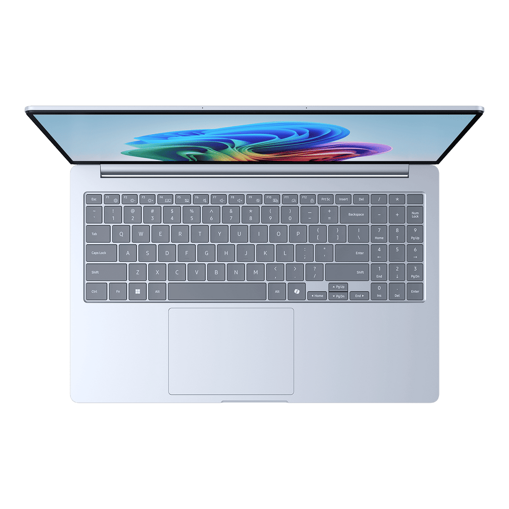 SAMSUNG Galaxy Book4 Edge Qualcomm Snapdragon X Thin & Light Laptop (16GB, 512GB eUFS, Windows 11 Home, 15.59 inch Full HD IPS Display, MS Office Home & Student 2024, Sapphire Blue, 1.5 KG)