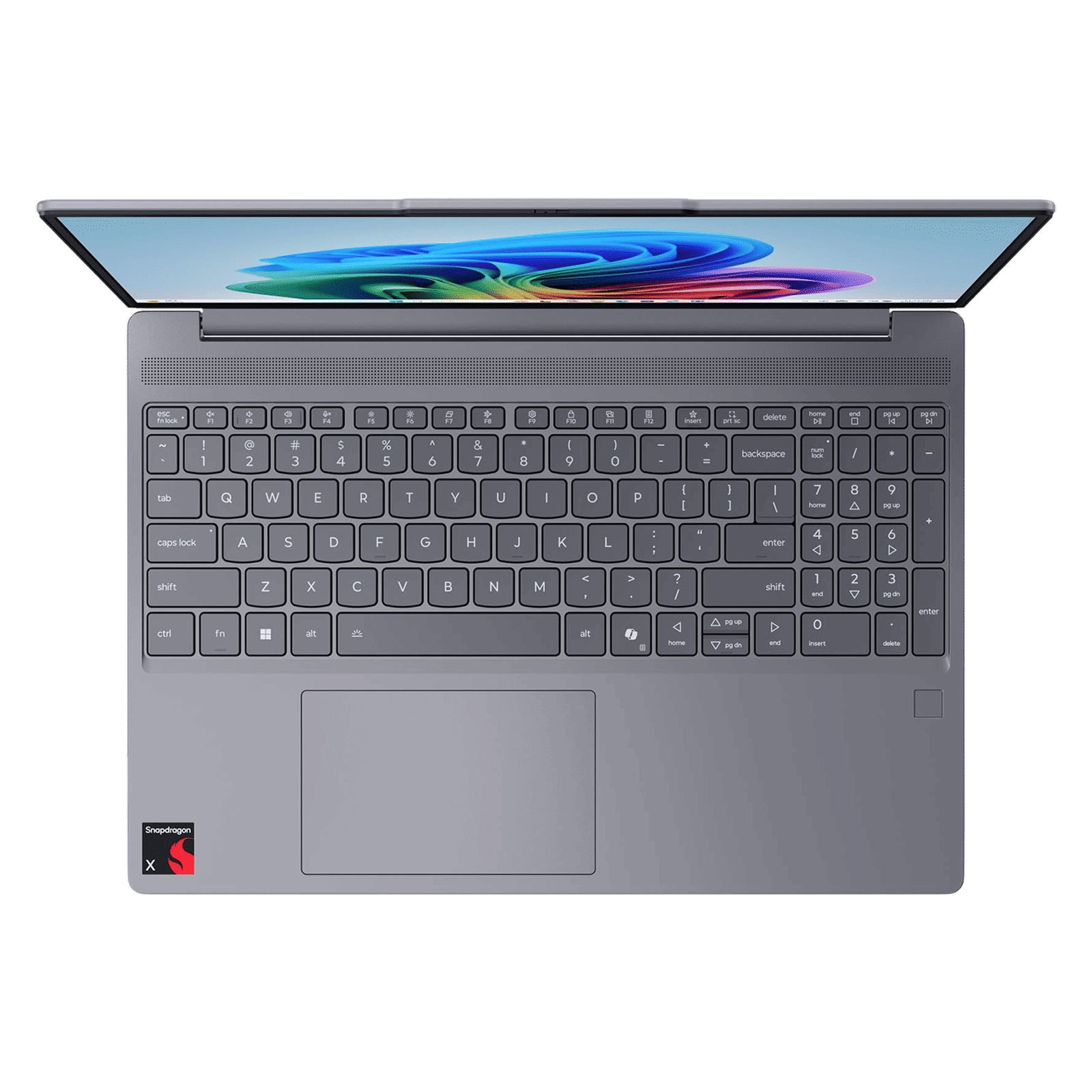 Lenovo IdeaPad Slim 3 15Q8X10 Qualcomm Snapdragon X Thin & Light Laptop (16GB, 512GB SSD, Windows 11 Home, 15.3 inch WUXGA Display, MS Office Home 2024, Luna Grey, 1.55 KG)