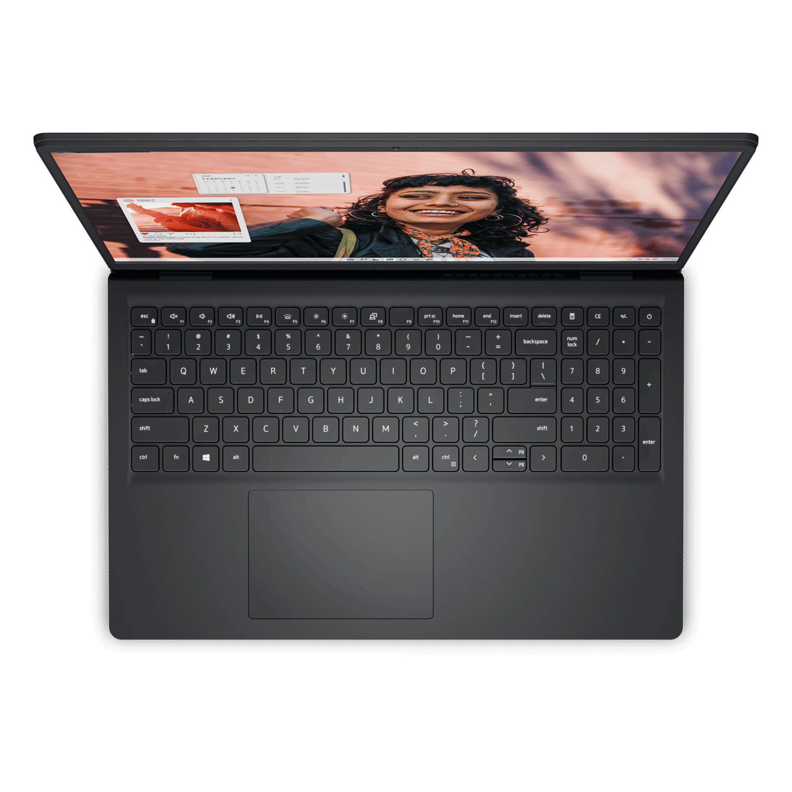 DELL DC 15250 Intel Core 3 Thin & Light Laptop (16GB, 512GB SSD, Windows 11, 15.6 inch Full HD Display, MS Office Home 2024, Carbon Black, 1.66 KG)