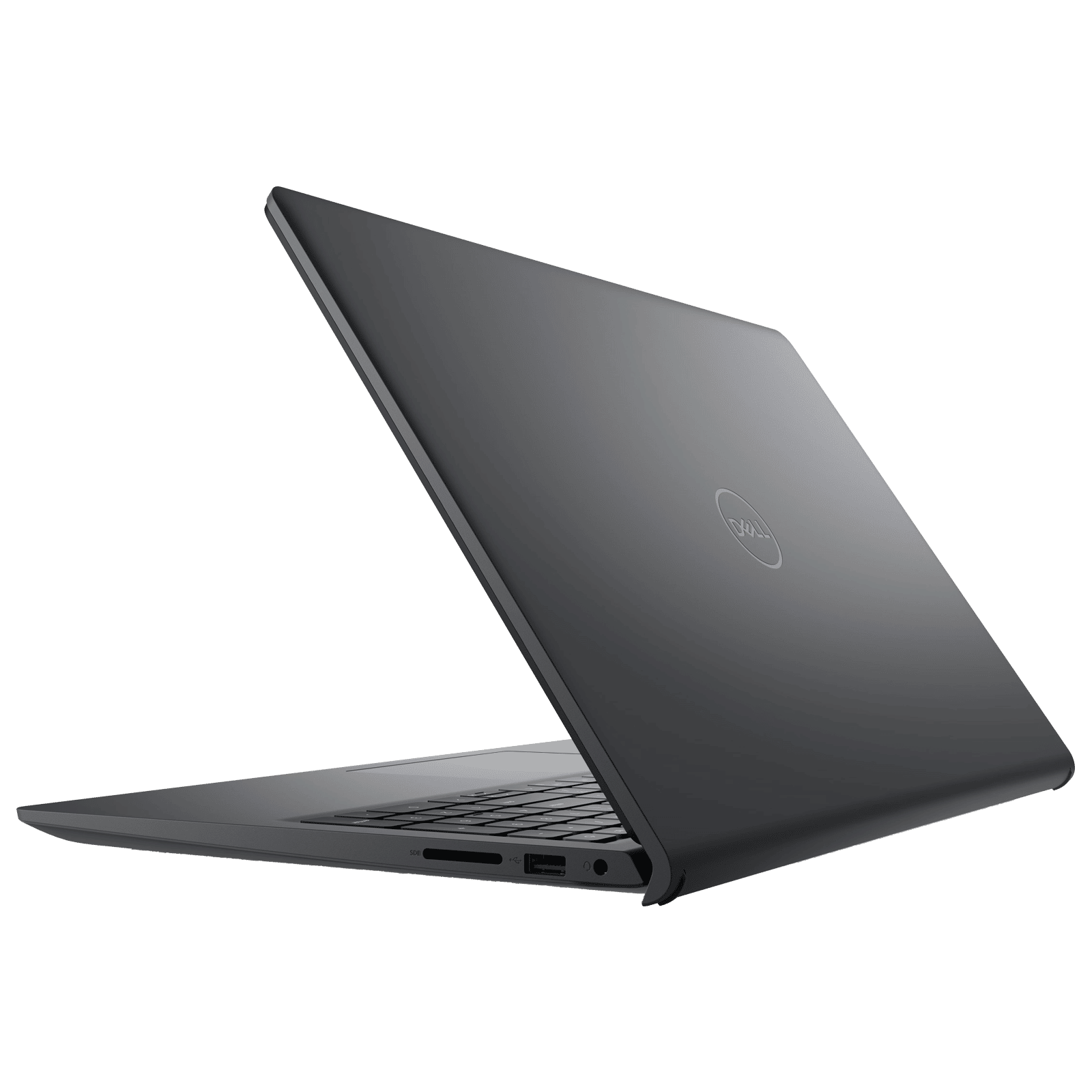 DELL DC15255 AMD Ryzen 3 Thin & Light Laptop (8GB, 512GB SSD, Windows 11, 15.6 inch Full HD IPS Display, MS Office Home 2024, Carbon Black, 1.66 KG)