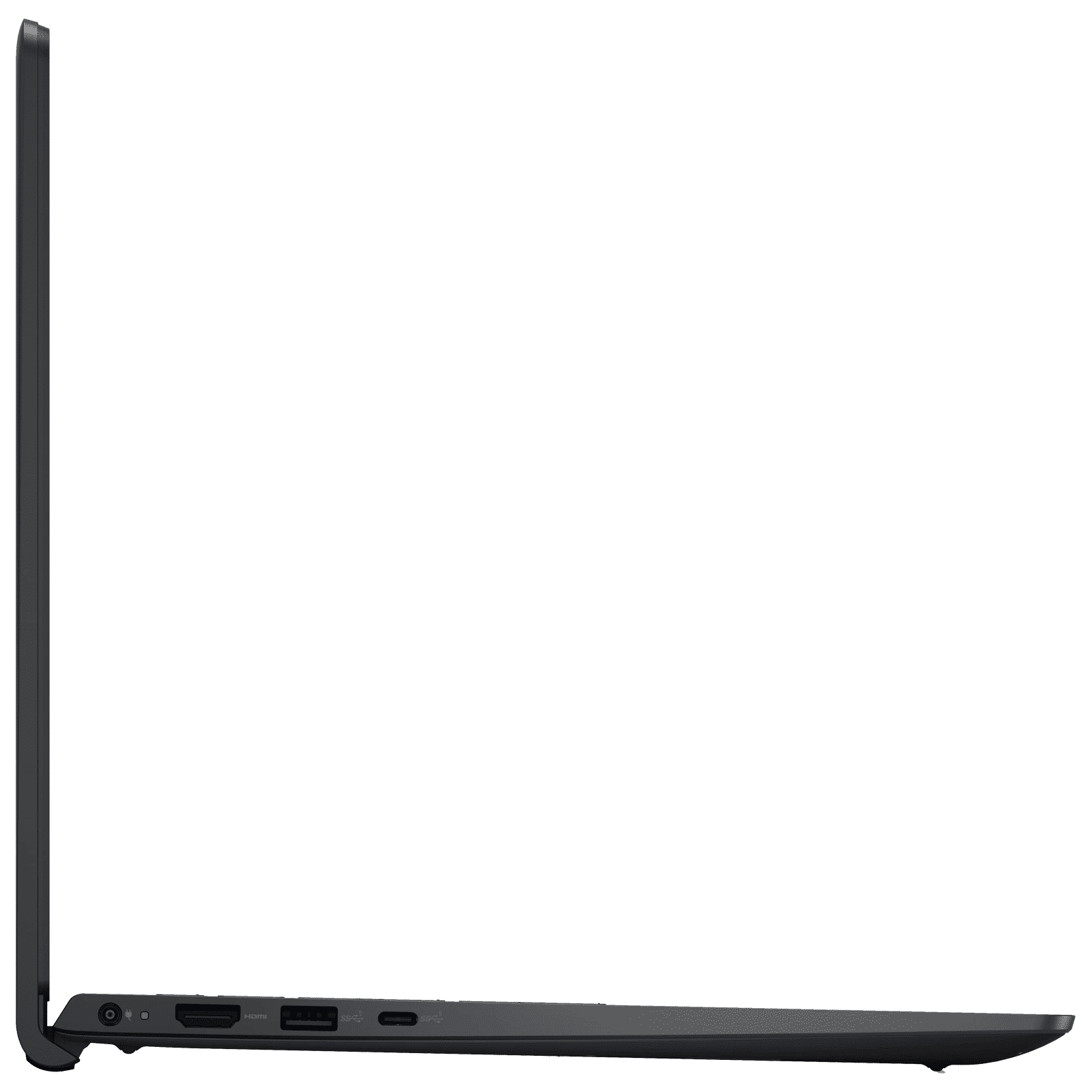 DELL DC15255 AMD Ryzen 3 Thin & Light Laptop (8GB, 512GB SSD, Windows 11, 15.6 inch Full HD IPS Display, MS Office Home 2024, Carbon Black, 1.66 KG)