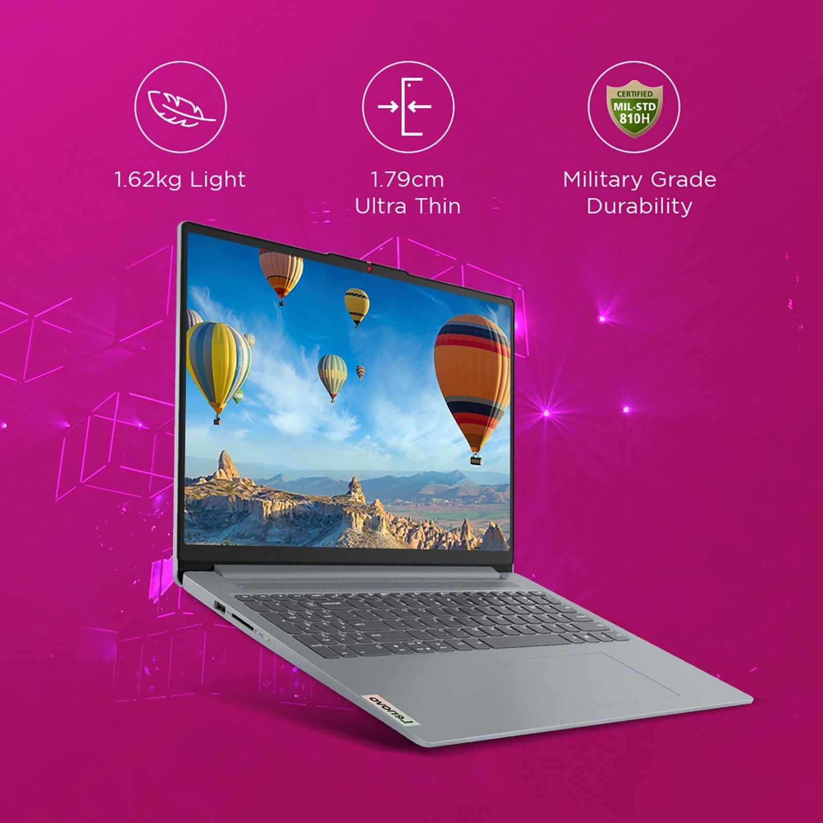 Lenovo IdeaPad Slim 3 15AMN8 AMD Ryzen 3 Laptop (8GB RAM, 512GB SSD, Windows 11 Home, 15.6 inch Full HD TN Display, MS Office Home 2024, Arctic Grey, 1.62 KG)
