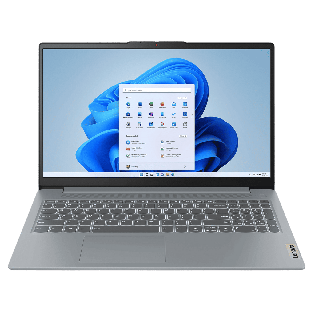 Lenovo IdeaPad Slim 3 15AMN8 AMD Ryzen 3 Laptop (8GB RAM, 512GB SSD, Windows 11 Home, 15.6 inch Full HD TN Display, MS Office Home 2024, Arctic Grey, 1.62 KG)