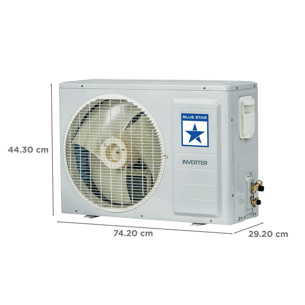 Blue Star T Series 5 in 1 Convertible 0.8 Ton 3 Star Inverter Split Smart AC with DigiQ Hepta Sensors (2025 Model, Copper Condenser, IA309TNU)