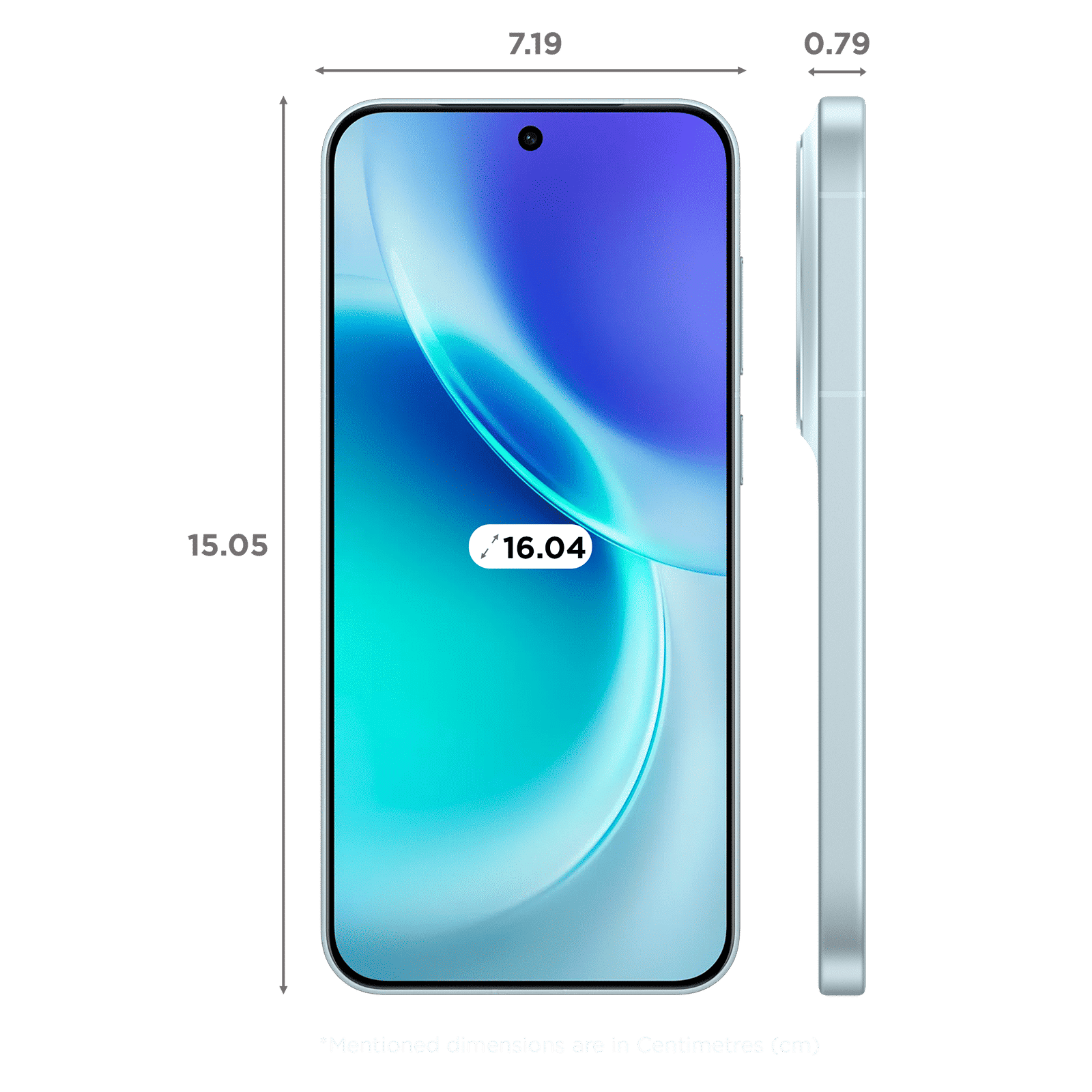 vivo X300 5G (16GB RAM, 512GB, Mist Blue)