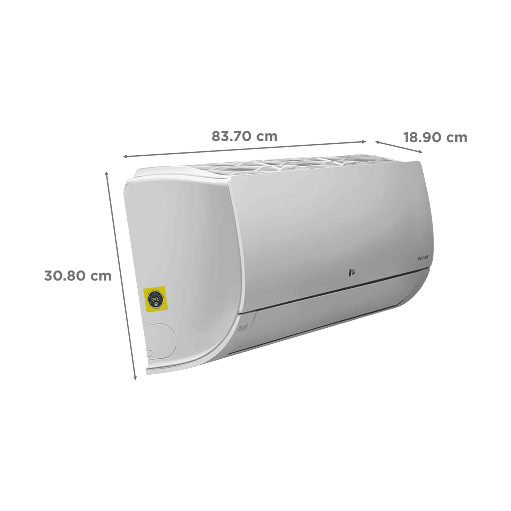 LG 6 in 1 Convertible 1 Ton 3 Star Inverter Split AC with Monsoon Comfort Feature (2025 Model, Copper Condenser, ASQ12YNXEAMLG)