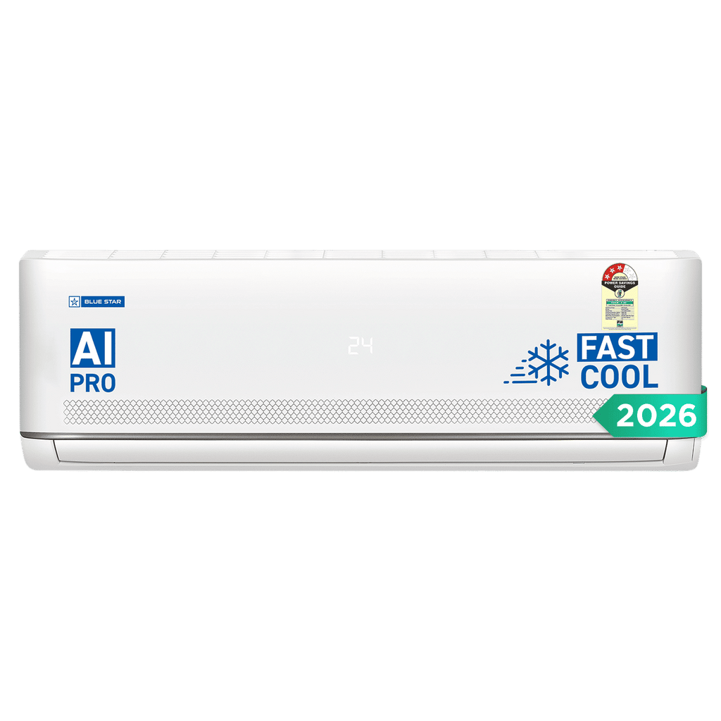 Blue Star M Series 5 in 1 Convertible 1 Ton 3 Star Inverter Split AC with AI Pro (2026 Model, Copper Condenser, IA312MXU)