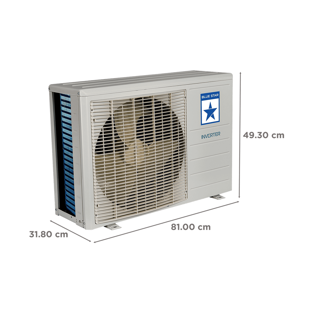 Blue Star M Series 5 in 1 Convertible 1 Ton 3 Star Inverter Split AC with AI Pro (2026 Model, Copper Condenser, IA312MXU)