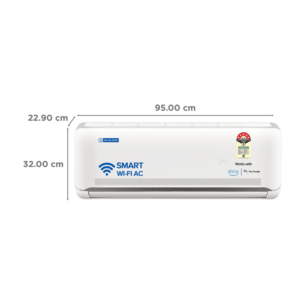Blue Star N Series Convertible 1 Ton 5 Star Inverter Split Smart AC with Voice Command Technology (2026 Model, Copper Condenser, IA512NXUS)