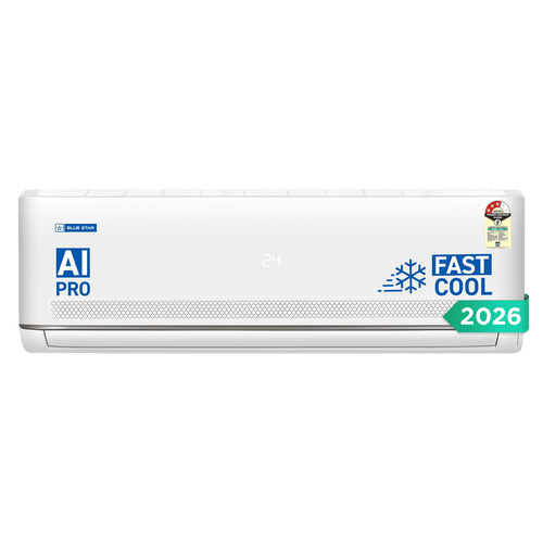 Blue Star M Series 5 in 1 Convertible 1.5 Ton 3 Star Inverter Split AC with AI Pro (2026 Model, Copper Condenser, IA318MXU)