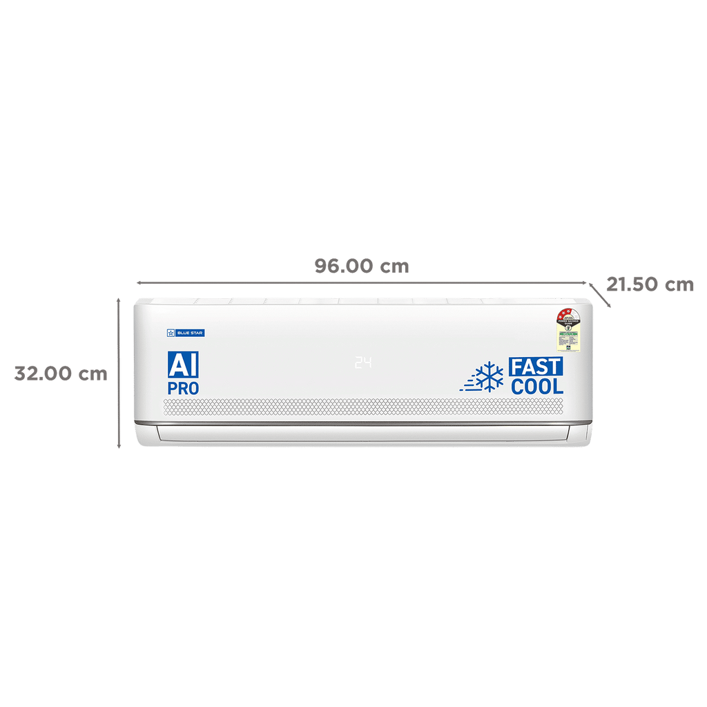 Blue Star M Series 5 in 1 Convertible 1.5 Ton 3 Star Inverter Split AC with AI Pro (2026 Model, Copper Condenser, IA318MXU)