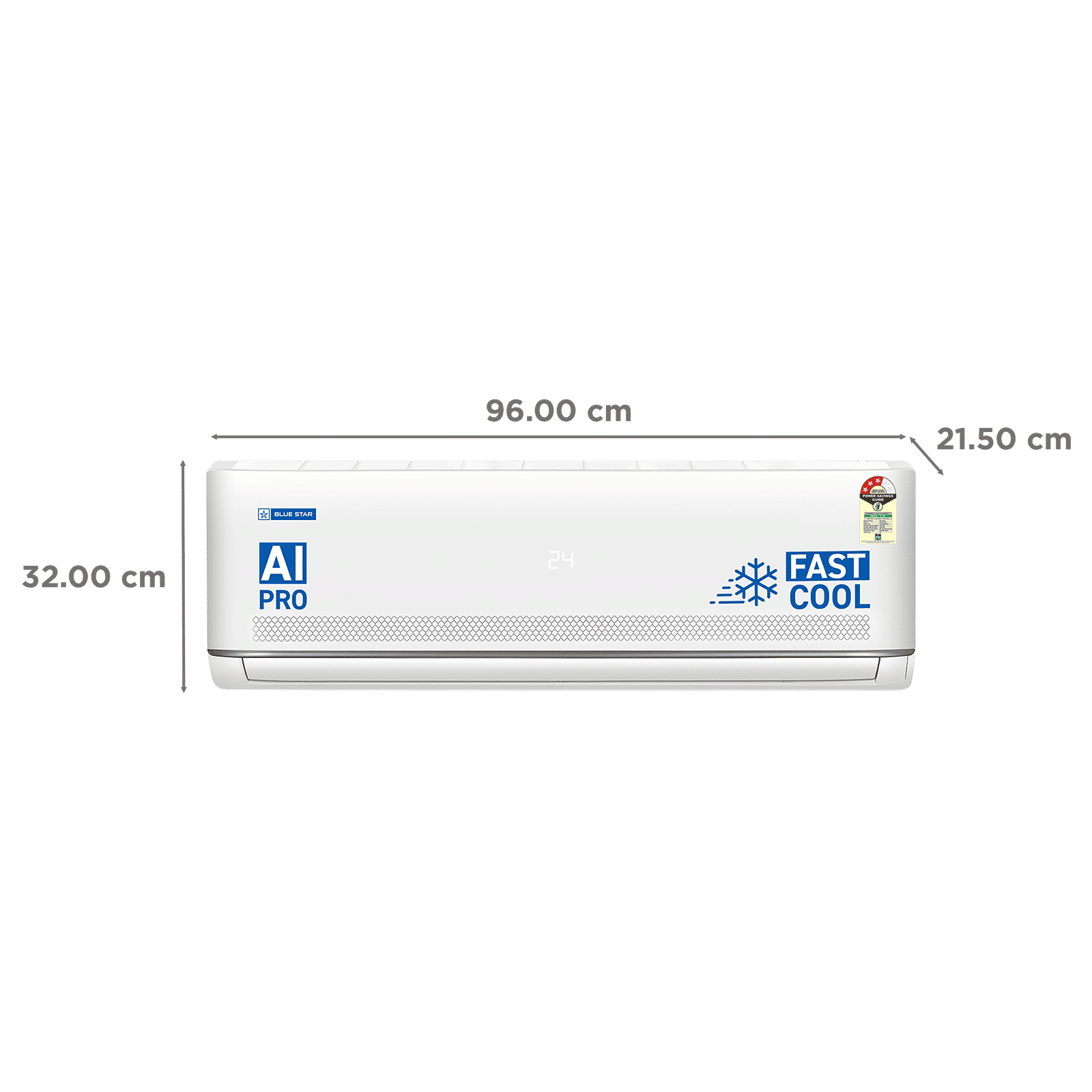 Blue Star M Series 5 in 1 Convertible 1.5 Ton 3 Star Inverter Split AC with AI Pro (2026 Model, Copper Condenser, IA318MXU)
