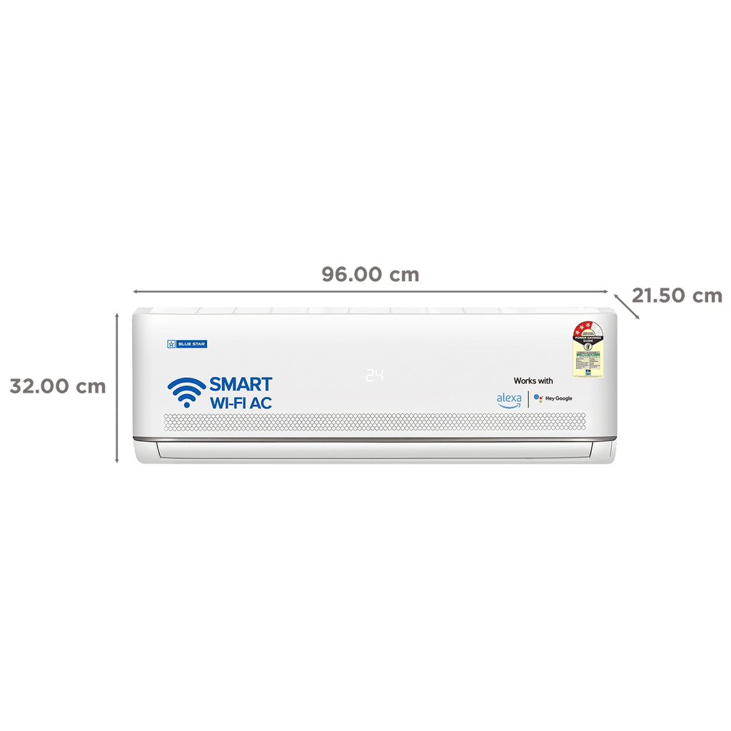 Blue Star M Series 5 in 1 Convertible 1.5 Ton 3 Star Inverter Split Smart AC with Voice Command Technology (2026 Model, Copper Condenser, IA318MXUS)