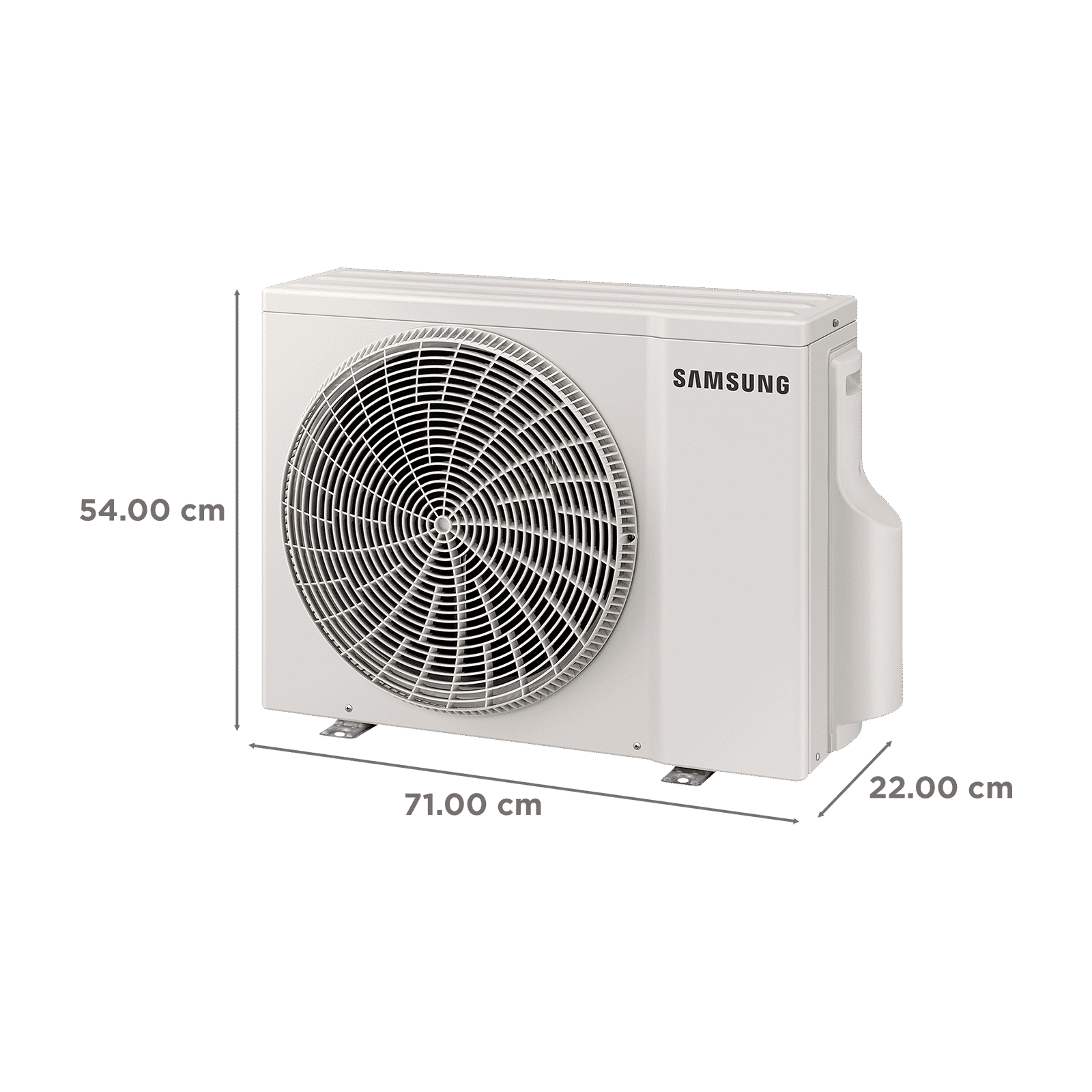 SAMSUNG 5 in 1 Convertible 1 Ton 3 Star Inverter Split Smart AC with Bespoke AI (2026 Model, Copper Condenser, AR50H12D1XHNNA)
