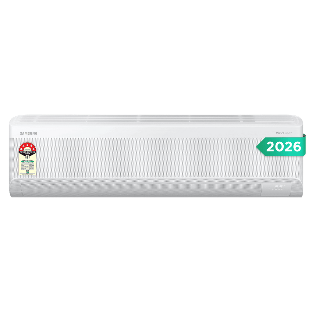 SAMSUNG AR60 5 in 1 Convertible 1.5 Ton 5 Star Inverter Split Smart AC with Voice Assistant (2026 Model, Copper Condenser, AR60H18D15WNNA)
