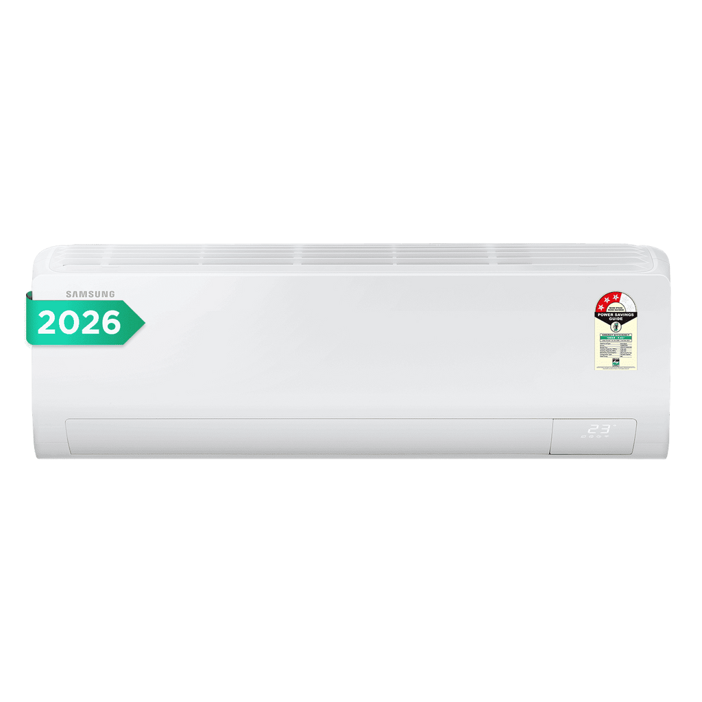 SAMSUNG 5 in 1 Convertible 1.5 Ton 3 Star Inverter Split Smart AC with Bespoke AI (2026 Model, Copper Condenser, AR50H19D1XHNNA)