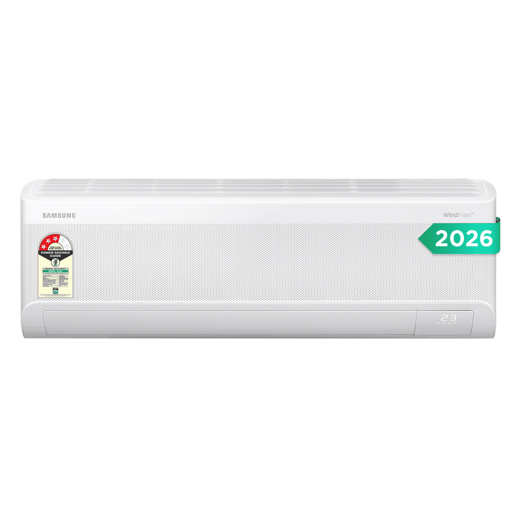 SAMSUNG AR60 5 in 1 Convertible 1.5 Ton 3 Star Inverter Split Smart AC with Voice Assistant (2026 Model, Copper Condenser, AR60H19D13WNNA)
