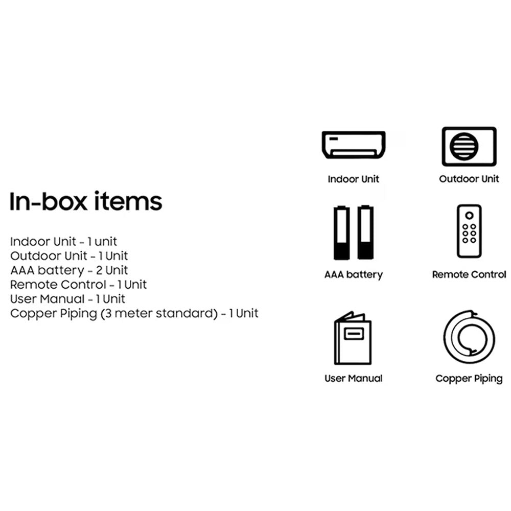 SAMSUNG AR60 5 in 1 Convertible 1.5 Ton 3 Star Inverter Split Smart AC with Voice Assistant (2026 Model, Copper Condenser, AR60H19D13WNNA)