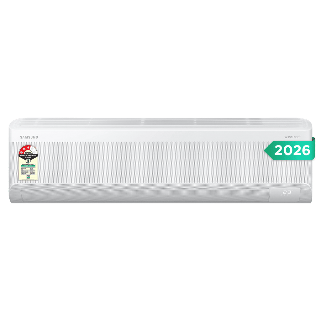 SAMSUNG AR60 5 in 1 Convertible 2 Ton 3 Star Inverter Split Smart AC with WindFree Cooling (2026 Model, Copper Condenser, AR60H24D13W)