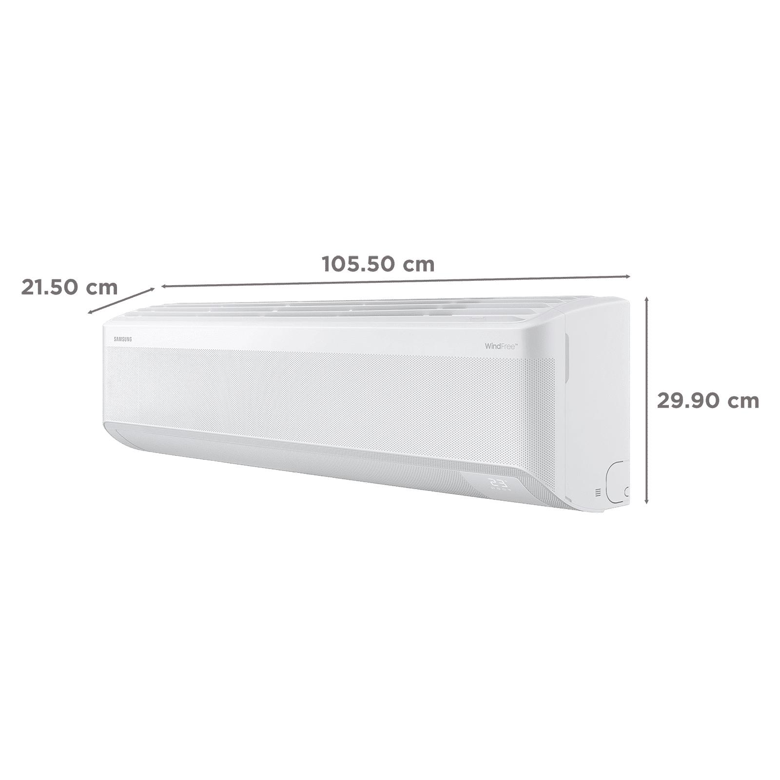 SAMSUNG AR60 5 in 1 Convertible 2 Ton 3 Star Inverter Split Smart AC with WindFree Cooling (2026 Model, Copper Condenser, AR60H24D13W)