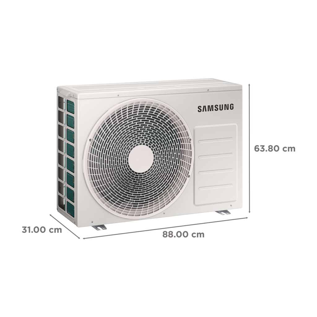 SAMSUNG AR60 5 in 1 Convertible 2 Ton 3 Star Inverter Split Smart AC with WindFree Cooling (2026 Model, Copper Condenser, AR60H24D13W)