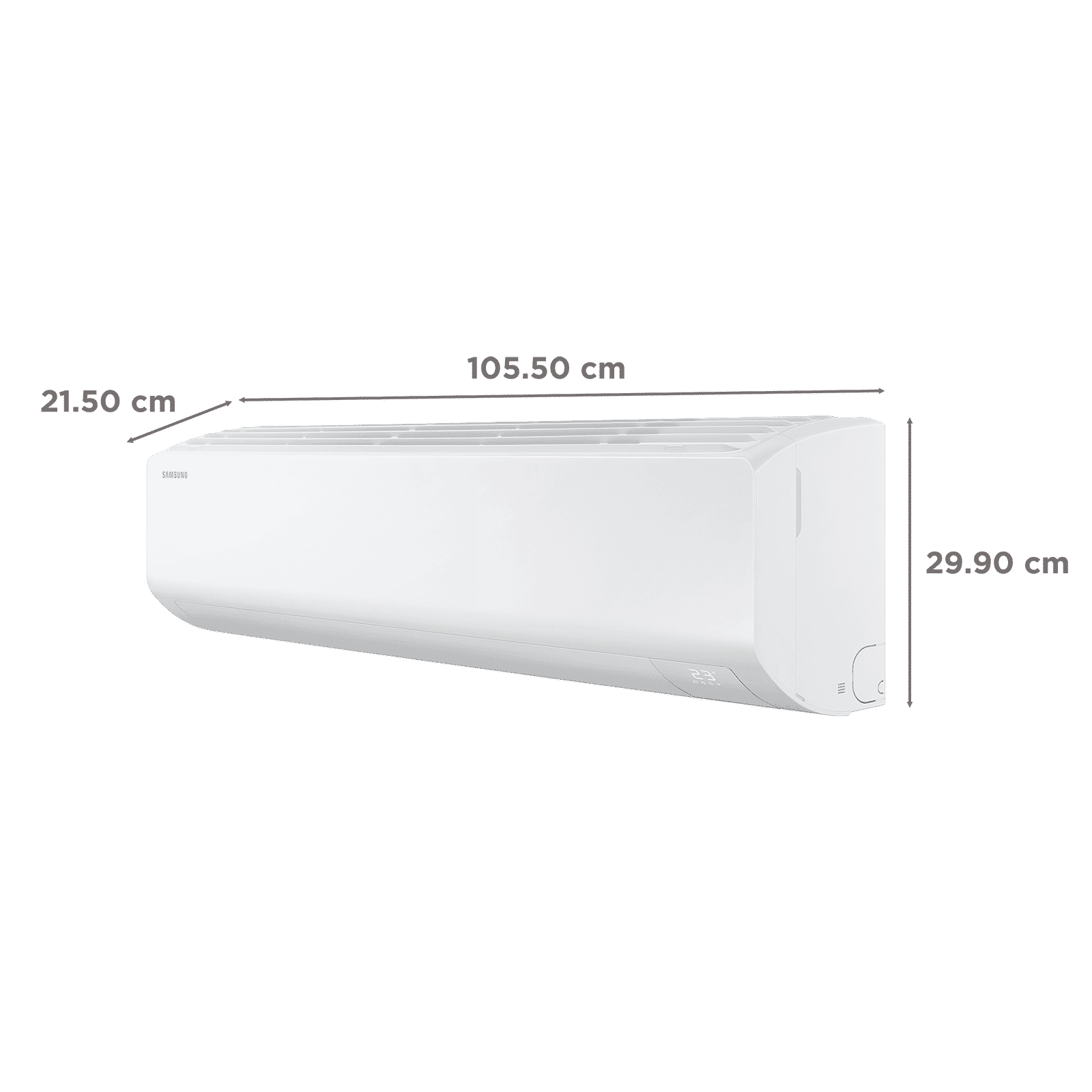 SAMSUNG AR50 5 in 1 Convertible 2 Ton 3 Star Inverter Split Smart AC with 4 Way Swing (2026 Model, Copper Condenser, AR50H24D1XH)