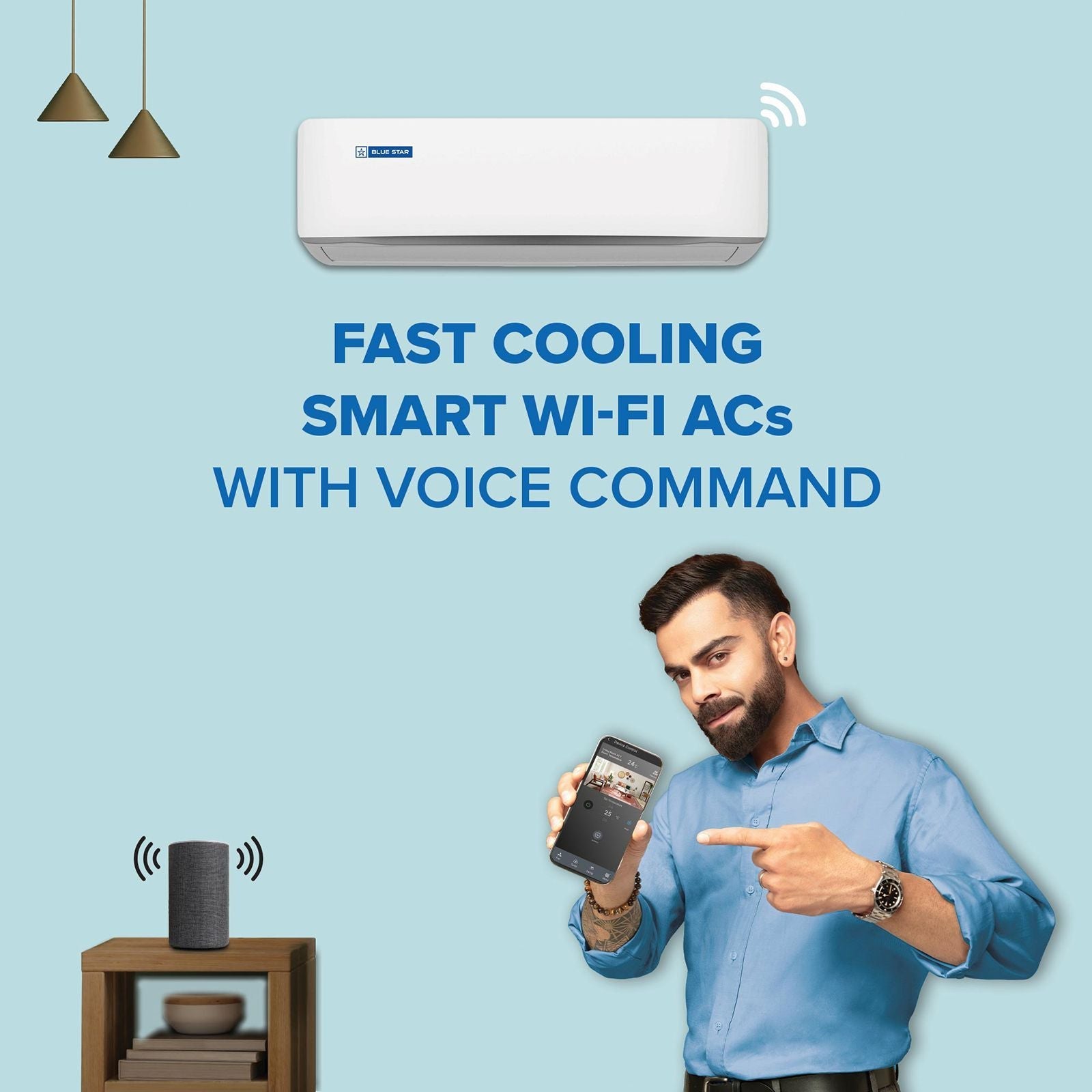 Blue Star Z Series 5 in 1 Convertible 1.5 Ton 3 Star Inverter Split Smart AC with Voice Command Technology (2026 Model, Copper Condenser, IA318ZXUS)
