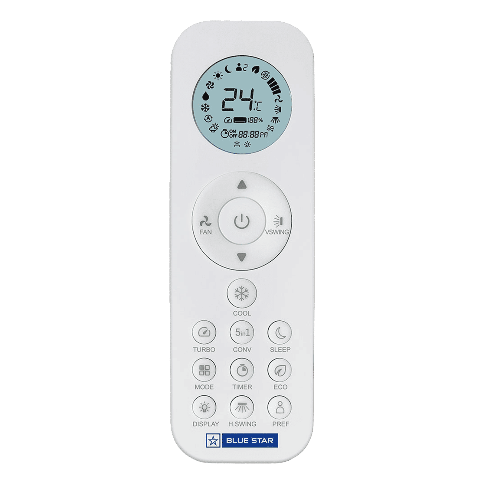 Blue Star Z Series 5 in 1 Convertible 1.5 Ton 3 Star Inverter Split Smart AC with Voice Command Technology (2026 Model, Copper Condenser, IA318ZXUS)