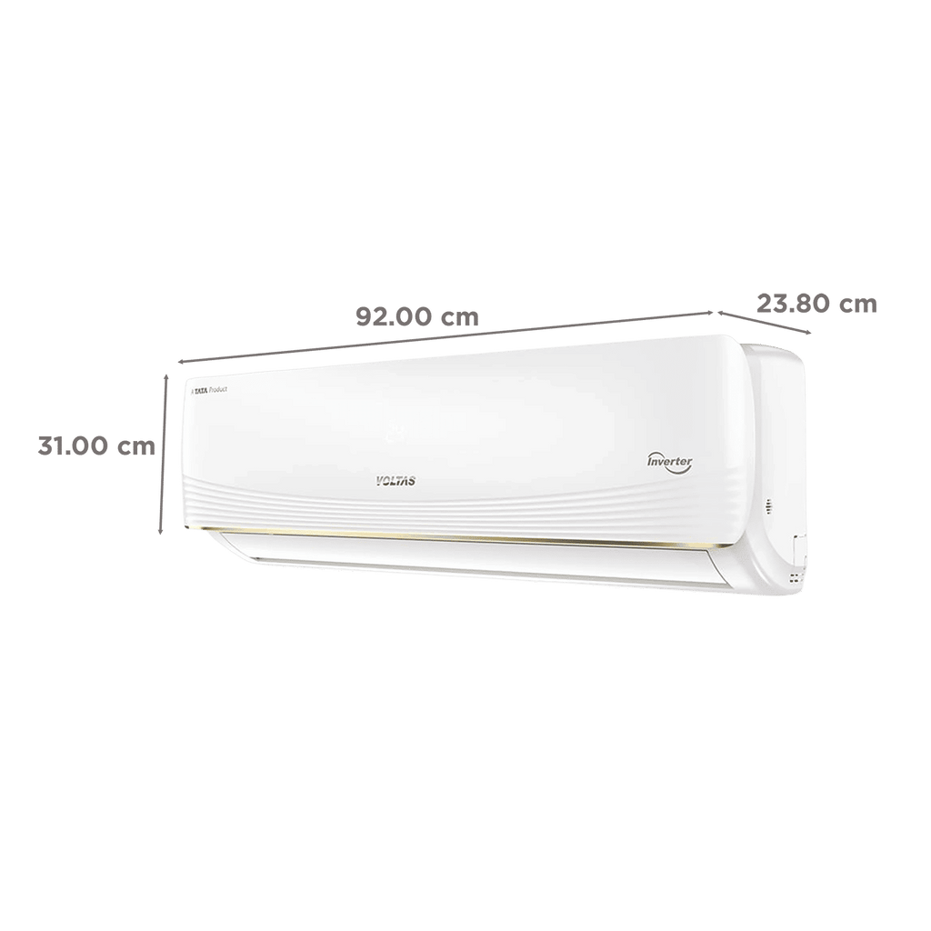 VOLTAS 183INV VERTIS AI ZEST GOLD Convertible 1.5 Ton 3 Star Inverter Split AC with Hidden Display (2026 Model, Copper Condenser, 4504075)