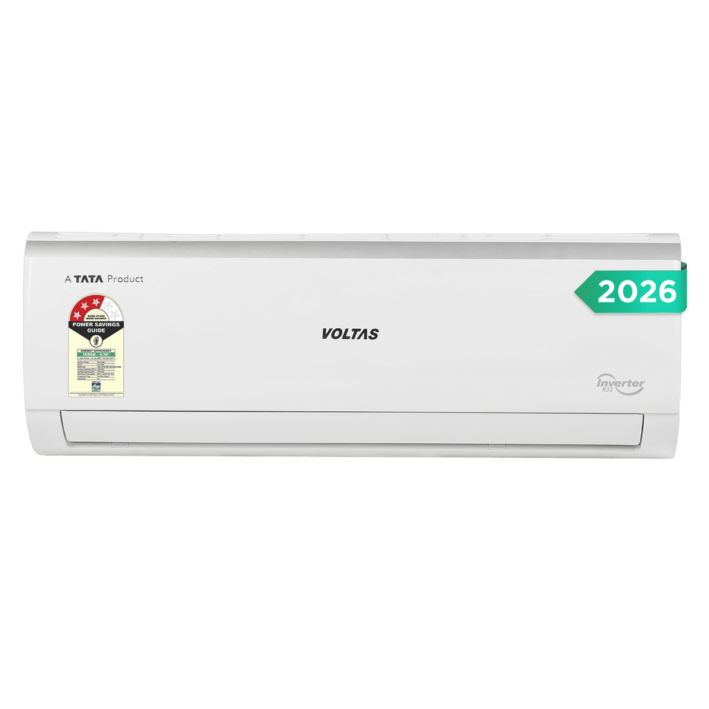 VOLTAS 123INV VERTIS CREST MARVEL Convertible 1 Ton 3 Star Inverter Split AC with Hidden Display (2026 Model, Copper Condenser, 4504151)