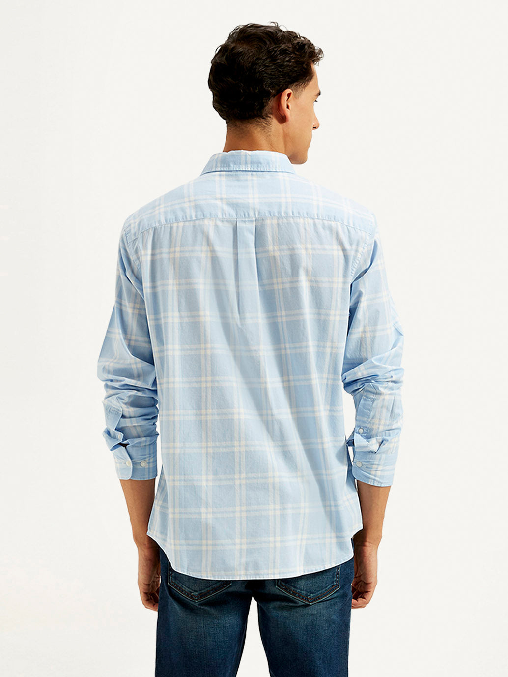 Men's Checkered Slim Fit Shirt