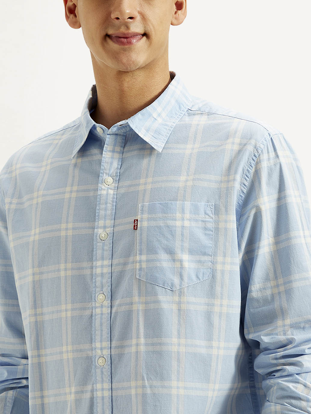 Men's Checkered Slim Fit Shirt