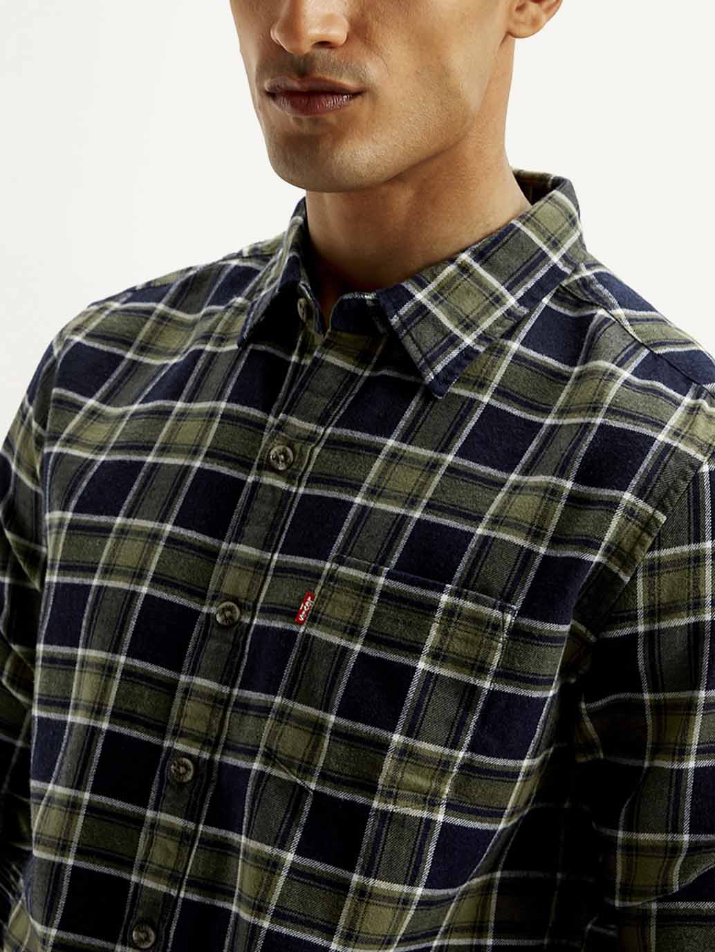Men's Checkered Slim Fit Shirt
