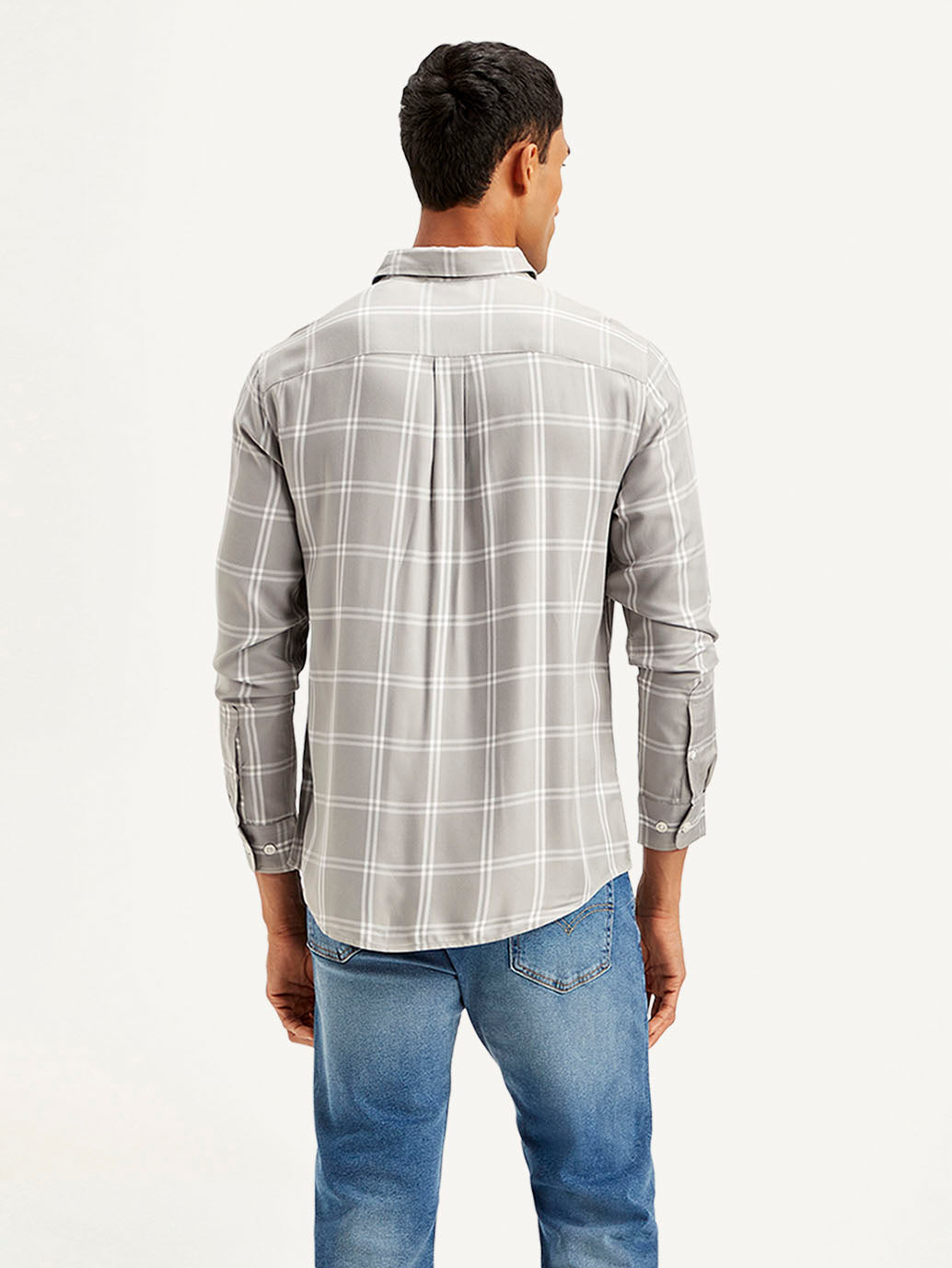 Men's Checkered Slim Fit Shirt
