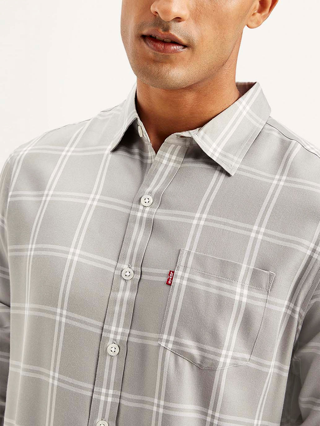 Men's Checkered Slim Fit Shirt
