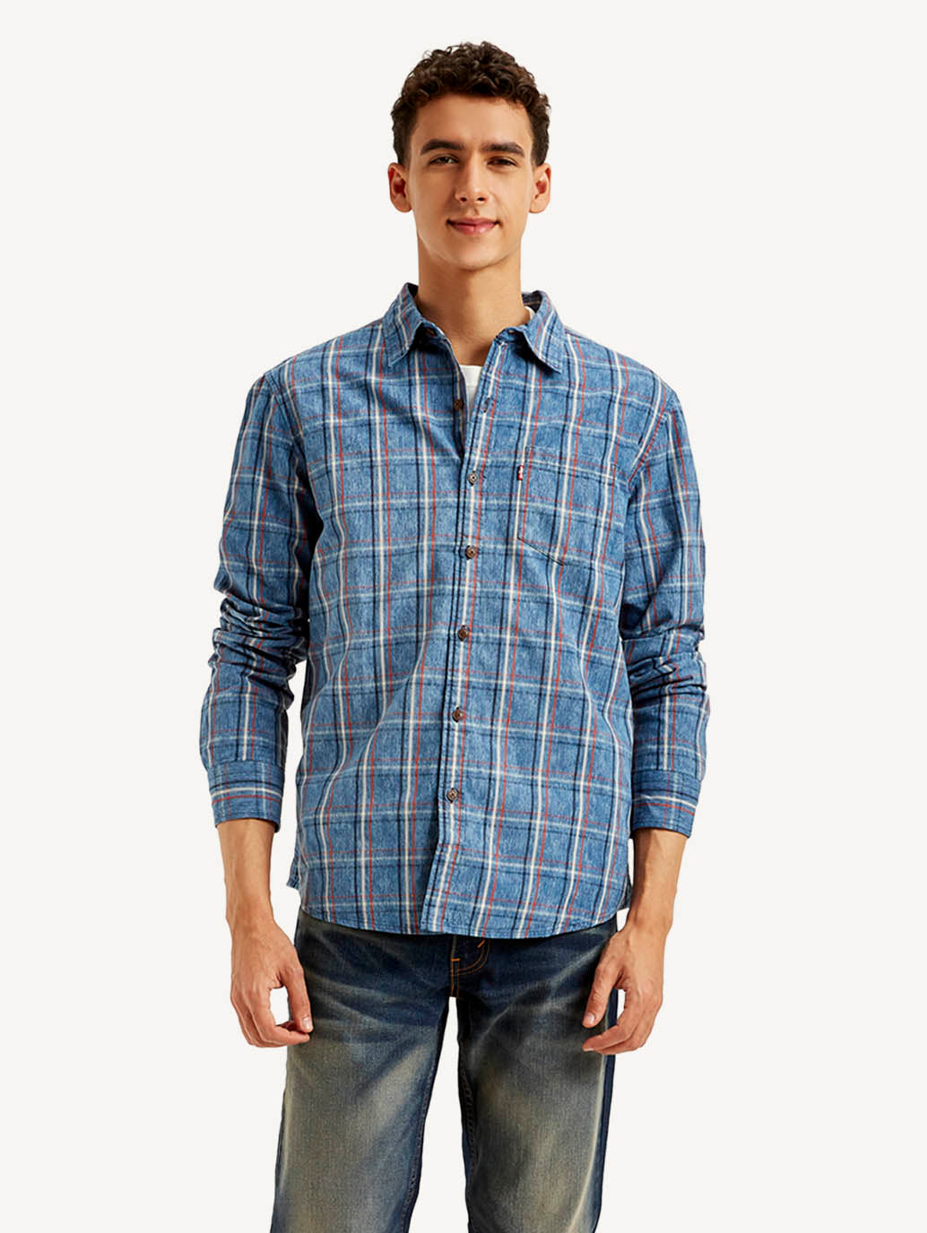 Men's Checkered Slim Fit Shirt