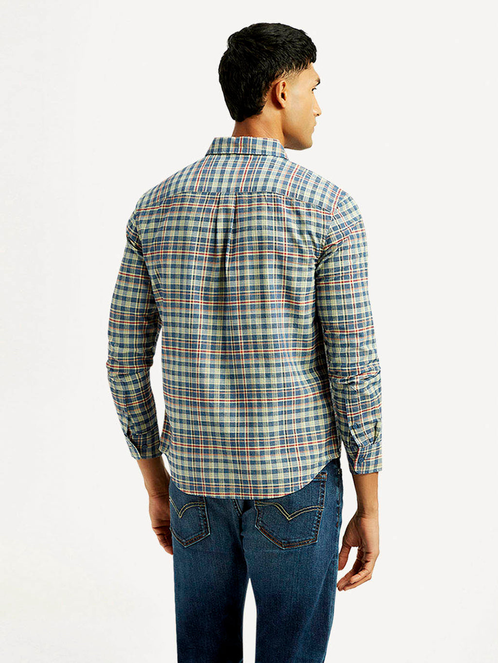 Men's Checkered Slim Fit Shirt