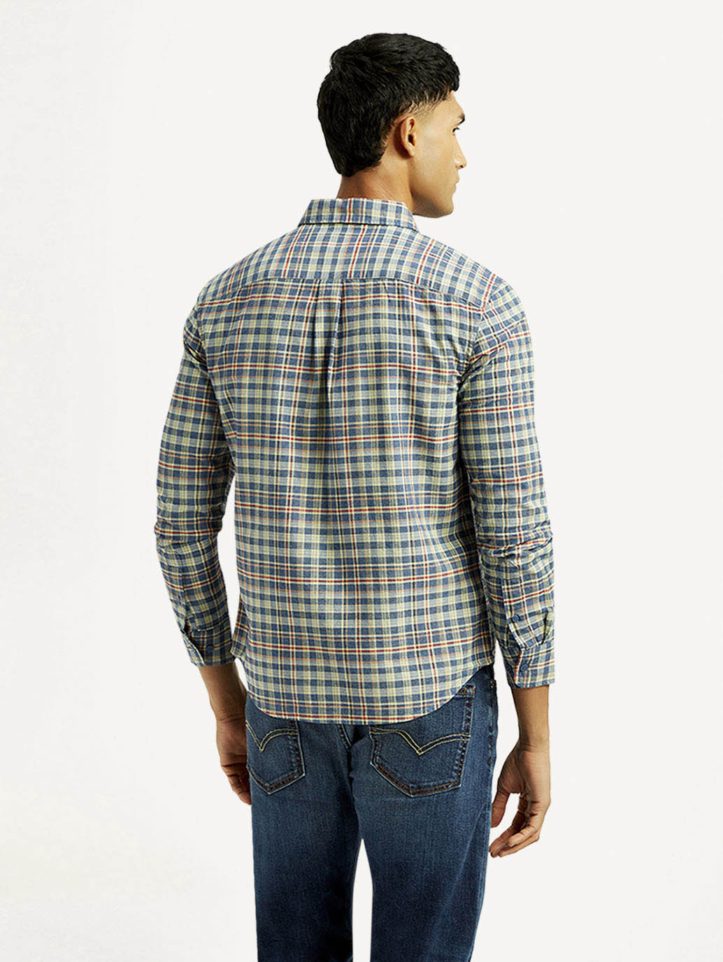 Men's Checkered Slim Fit Shirt